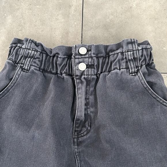 Pacsun faded black paperbag mom jeans size 28 - Picture 6 of 10